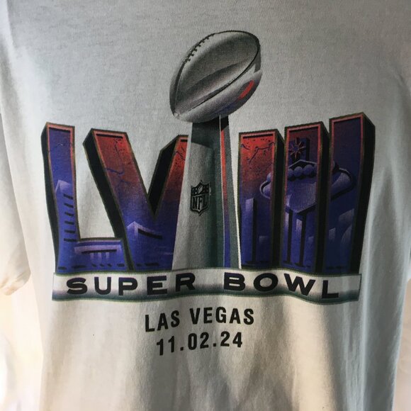 Gildan Bud Light Super Bowl 58 LVIII T-Shirt Men's Sz L T-Shirt Cheifs 49ers - Picture 4 of 13